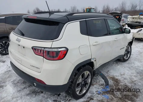 2018 Jeep Compass Limited 4X4 z USA, uszkodzony, nr VIN 3C4NJDCB4JT101165